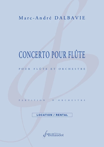 Concerto pour flûte Visuel